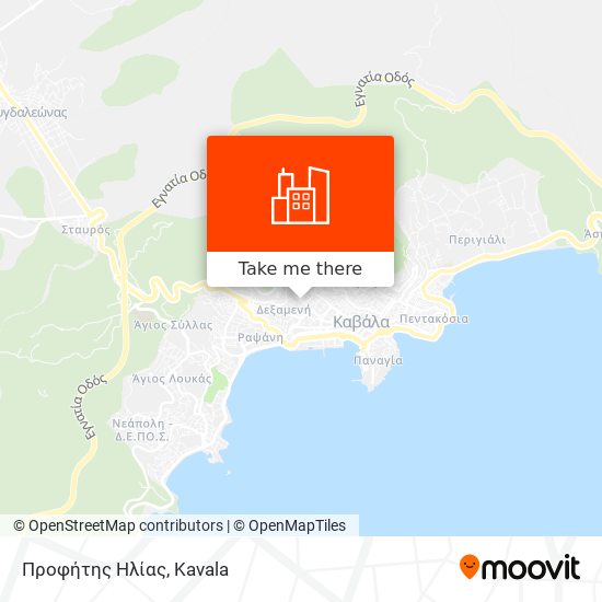Προφήτης Ηλίας map
