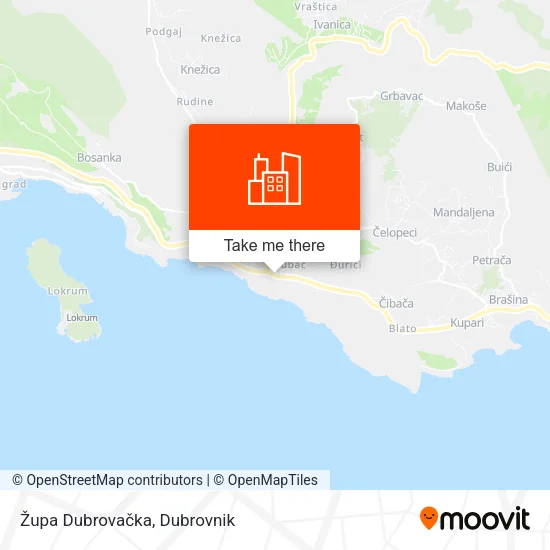 Župa Dubrovačka map