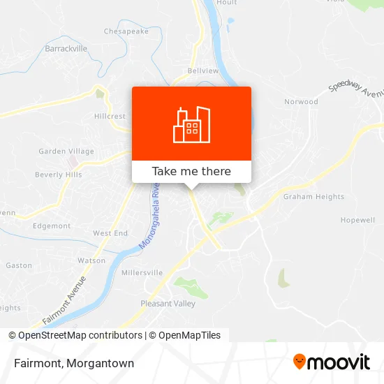 Fairmont map