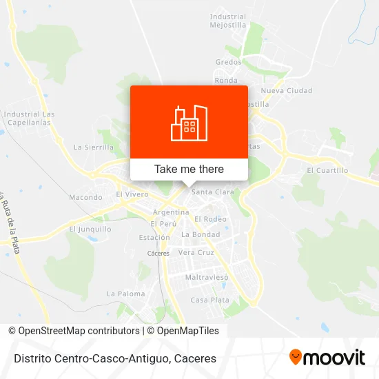 Distrito Centro-Casco-Antiguo map