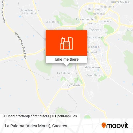 La Paloma (Aldea Moret) map