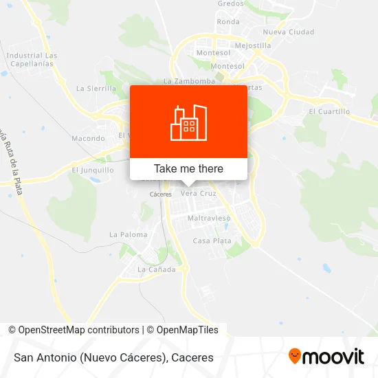 San Antonio (Nuevo Cáceres) map