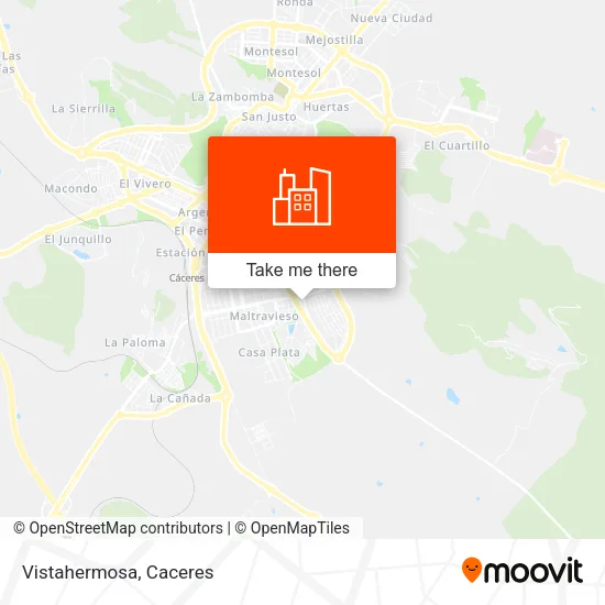 mapa Vistahermosa