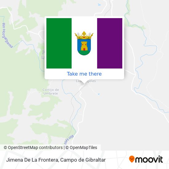 mapa Jimena De La Frontera