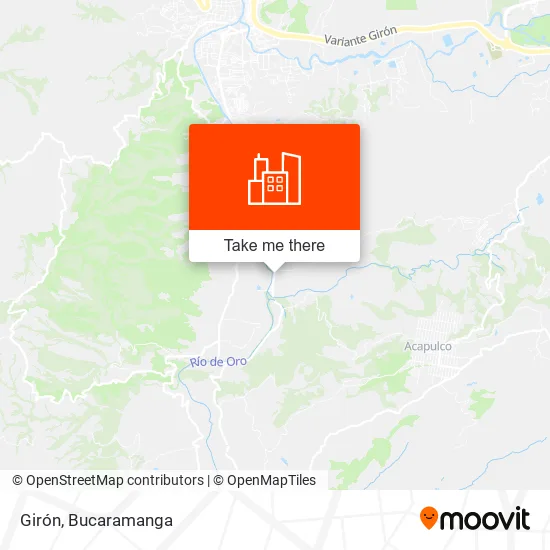 Girón map