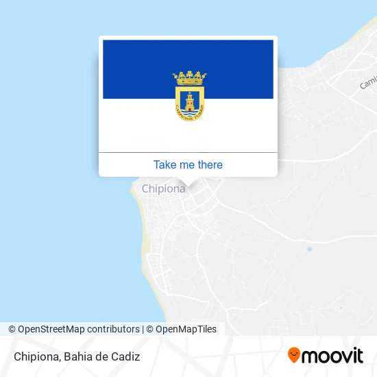 Chipiona map