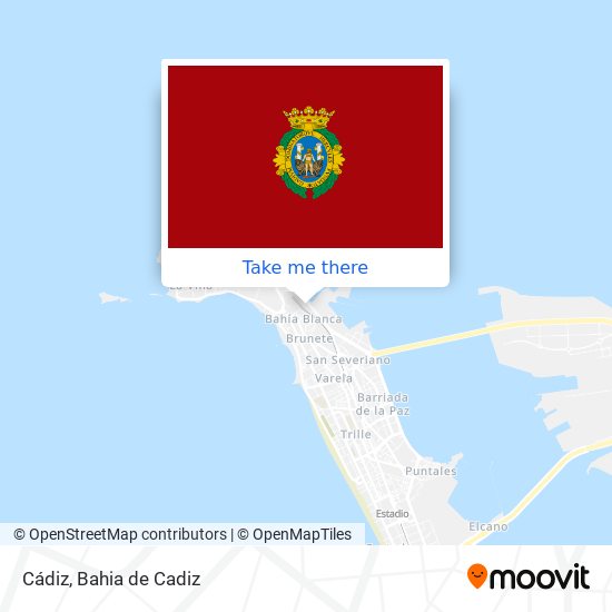 Cádiz map