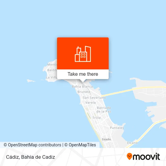 Cádiz map