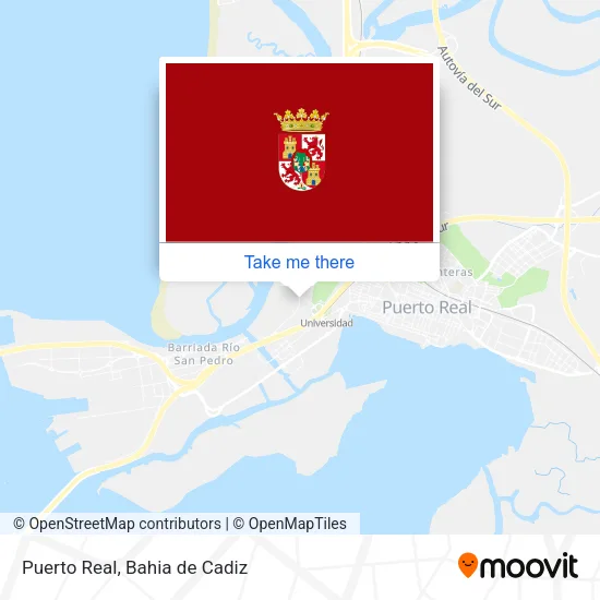 Puerto Real map