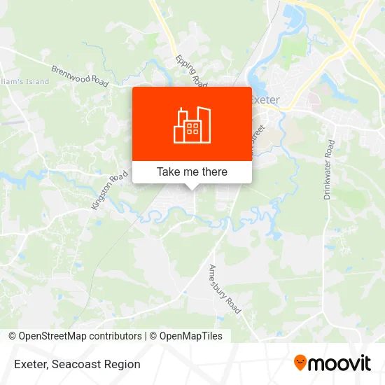 Exeter map