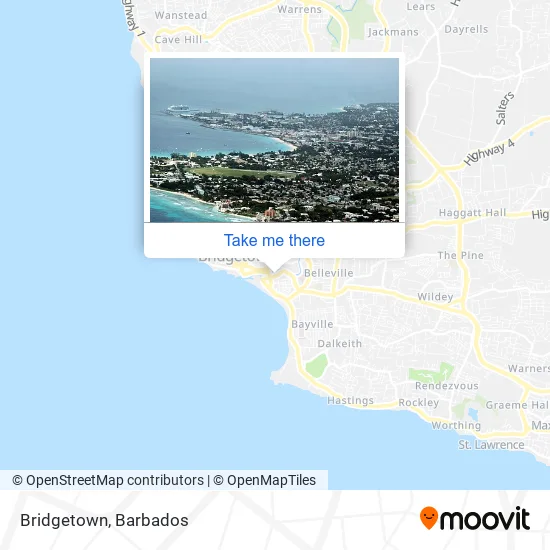 Bridgetown map
