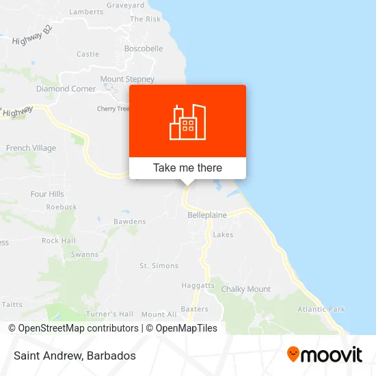 Saint Andrew map