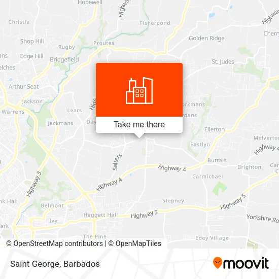 Saint George map