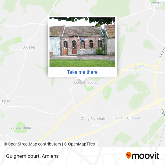 Guignemicourt map