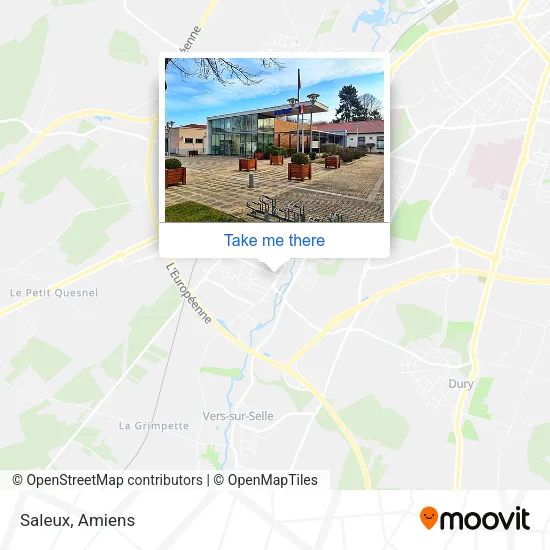 Saleux map
