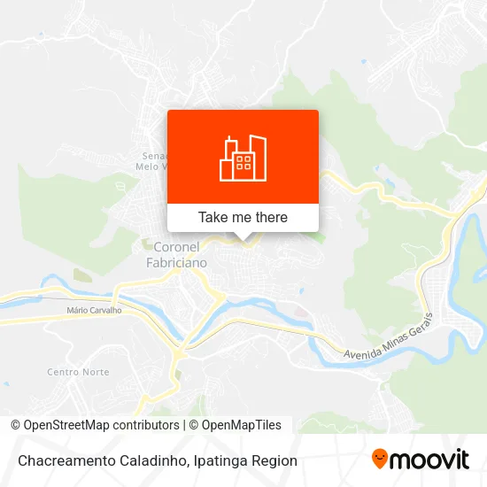 Chacreamento Caladinho map