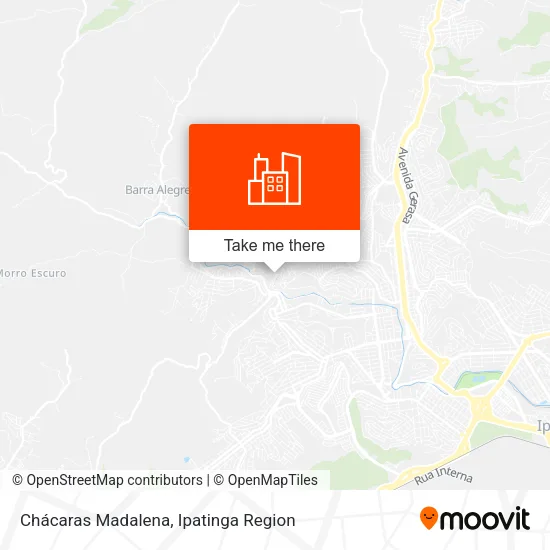 Chácaras Madalena map