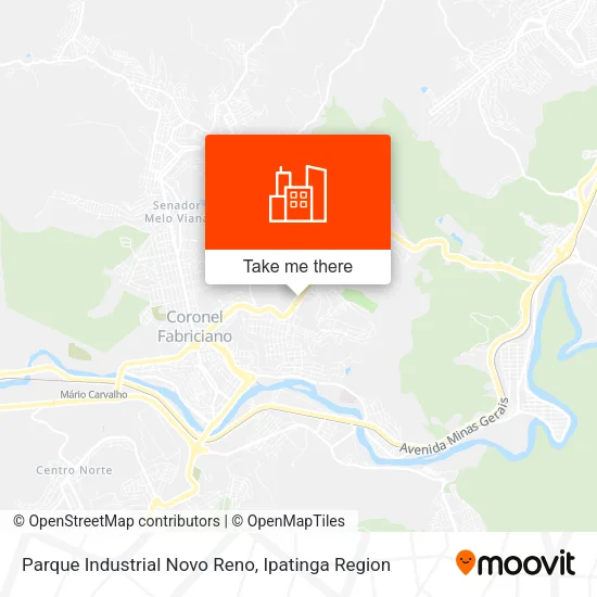 Parque Industrial Novo Reno map