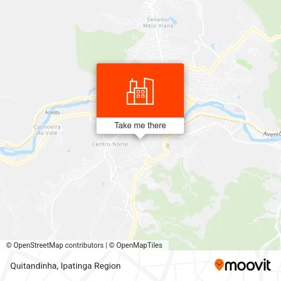 Quitandinha map