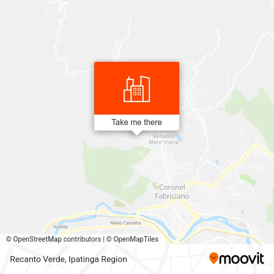 Recanto Verde map