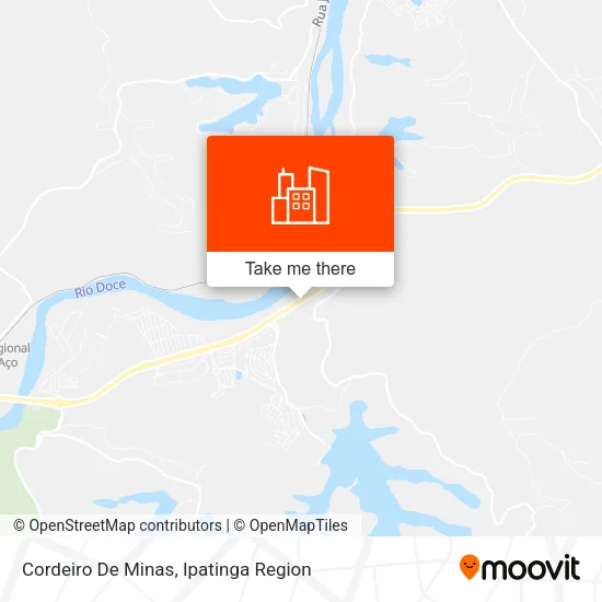 Cordeiro De Minas map