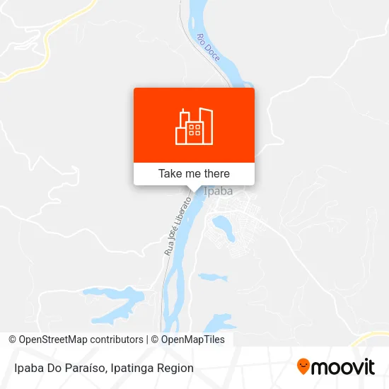 Ipaba Do Paraíso map