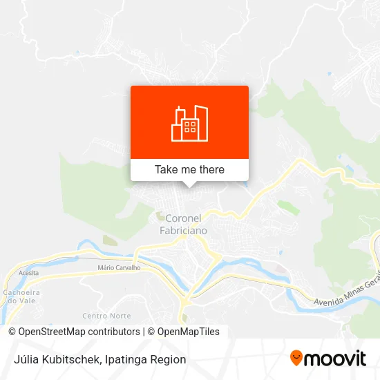 Júlia Kubitschek map