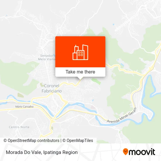 Morada Do Vale map