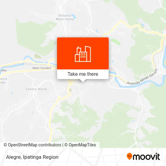 Alegre map