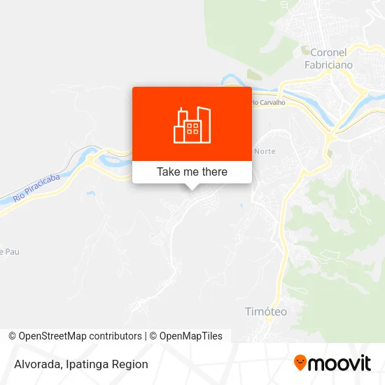 Alvorada map