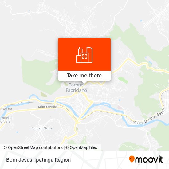 Bom Jesus map