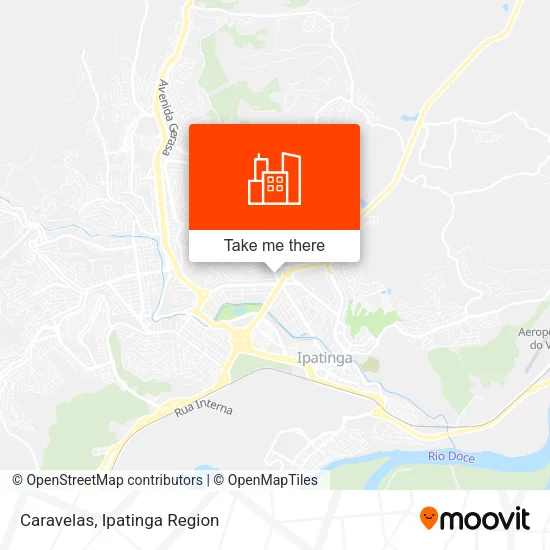 Caravelas map