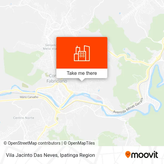 Vila Jacinto Das Neves map