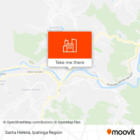 Santa Helena map