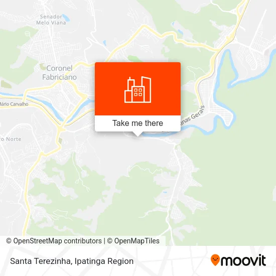 Santa Terezinha map