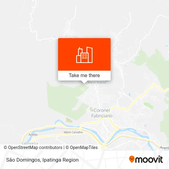 São Domingos map