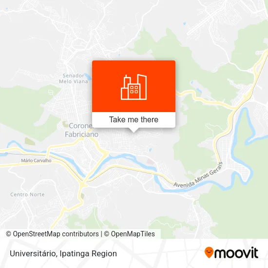 Universitário map