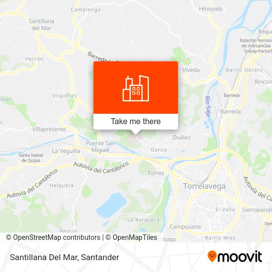 Santillana Del Mar map