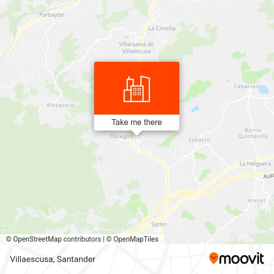 Villaescusa map