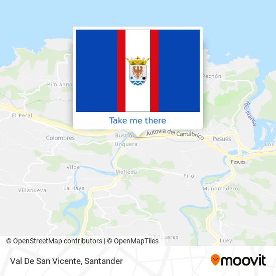 Val De San Vicente map