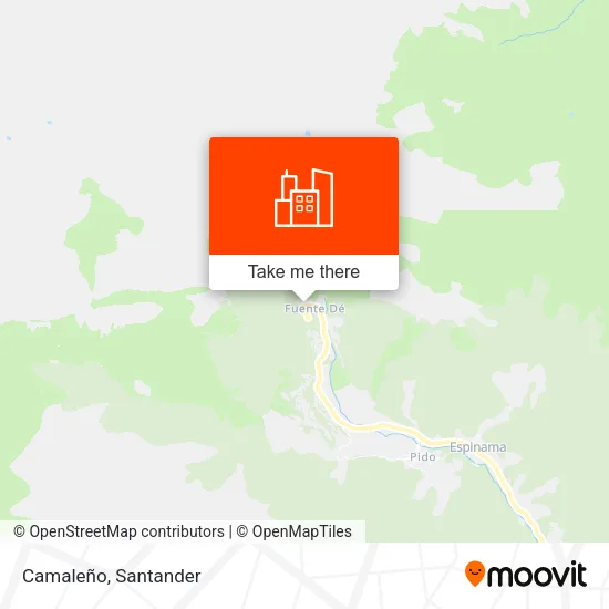 Camaleño map