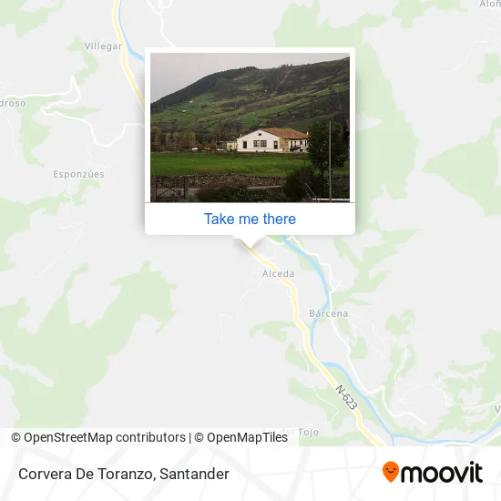 Corvera De Toranzo map