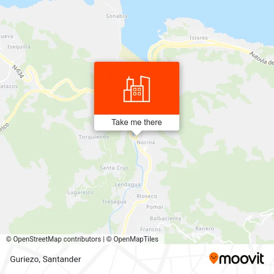 Guriezo map