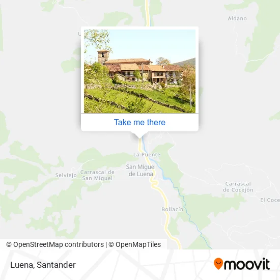 Luena map
