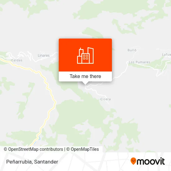Peñarrubia map