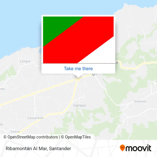 Ribamontán Al Mar map