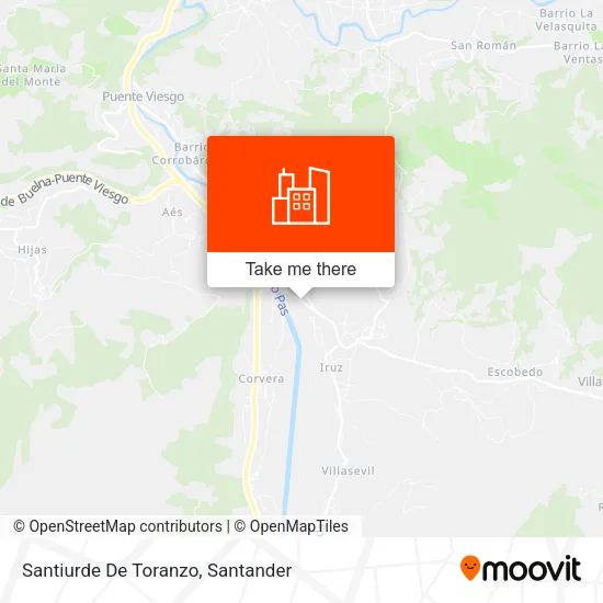 Santiurde De Toranzo map