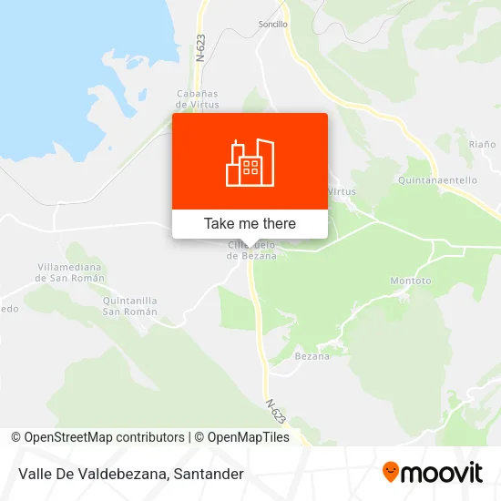 Valle De Valdebezana map