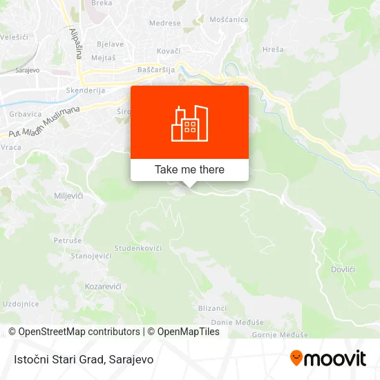 Istočni Stari Grad map