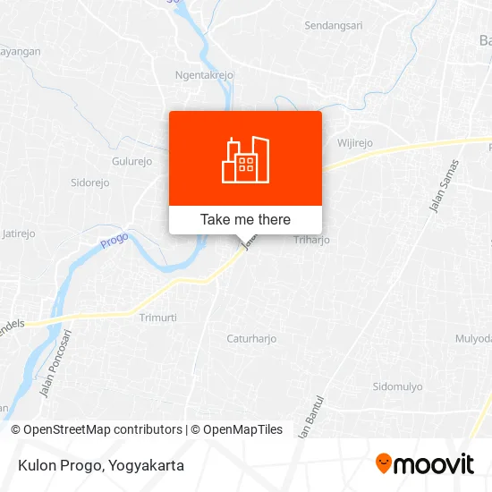 Kulon Progo map